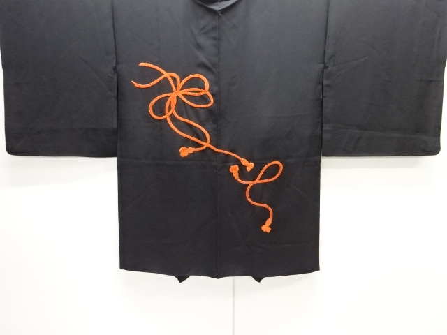 組紐模様刺繍絵羽織